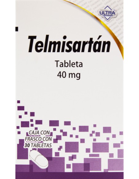 Telmisartán Tabs 40mg C/30 (Ultra)