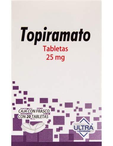 Topiramato Tabs 25mg C/20 (Ultra)