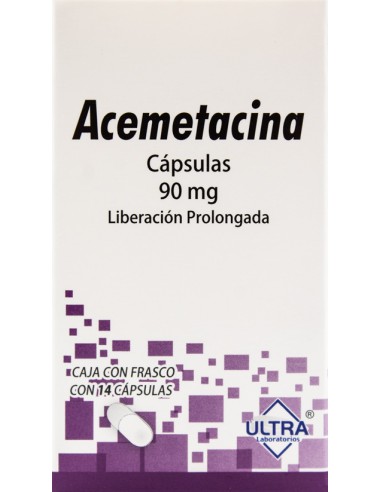 Acemetacina Caps LP 90mg C/14 (Ultra)