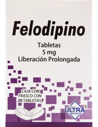 Felodipino Tabs LP 5mg C/20 (Ultra)