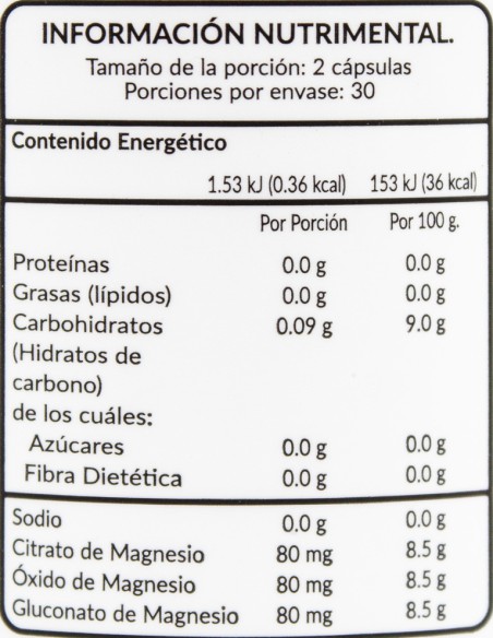 UB Magnesio Complex Caps C/60