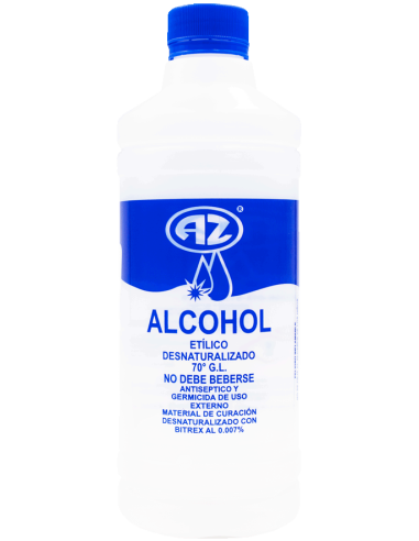 Alcohol 70° AZ Fco 500mL