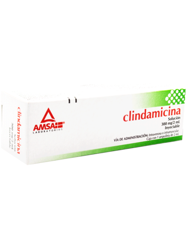 Clindamicina Sol. Iny. 300 mg Amp. 2mL (Amsa)