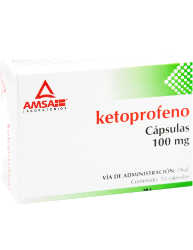 Ketoprofeno Caps 100mg C/15 (Amsa)