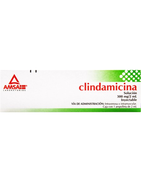 Clindamicina Sol. Iny. 300 mg Amp. 2mL (Amsa)