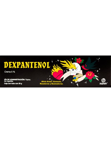 Dexpantenol Crema 5% Tubo con 30g (Maver)