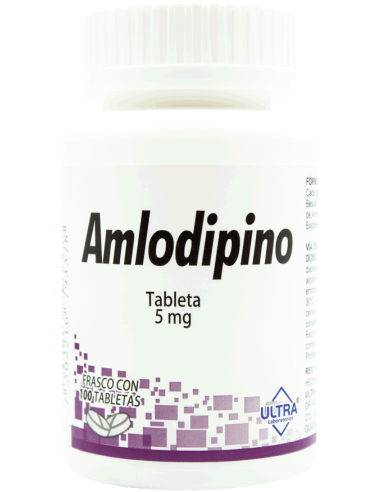 Amlodipino Tabs 5mg C/100 (Ultra)