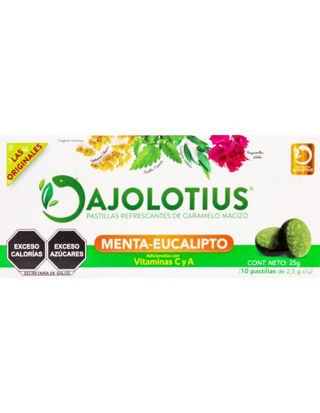 Ajolotius Pastillas Refrescantes Cartera C/10