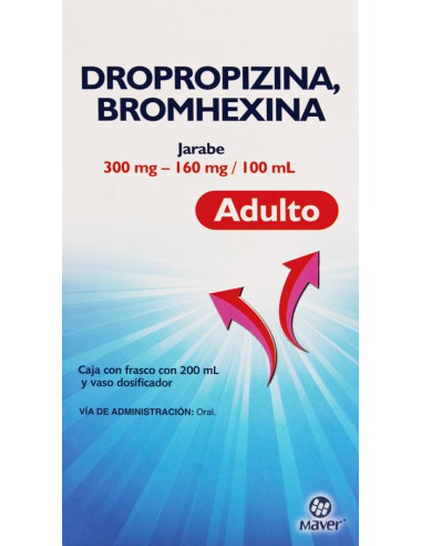 Dropropizina, Bromhexina Jbe Adulto Fco 200mL...