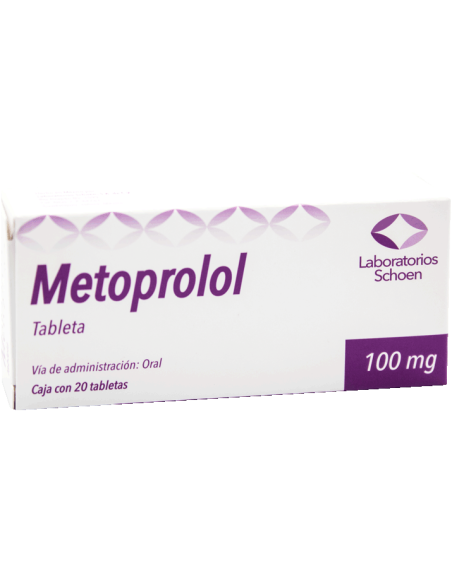 Metoprolol Tabs 100mg C/20 (Schoen)
