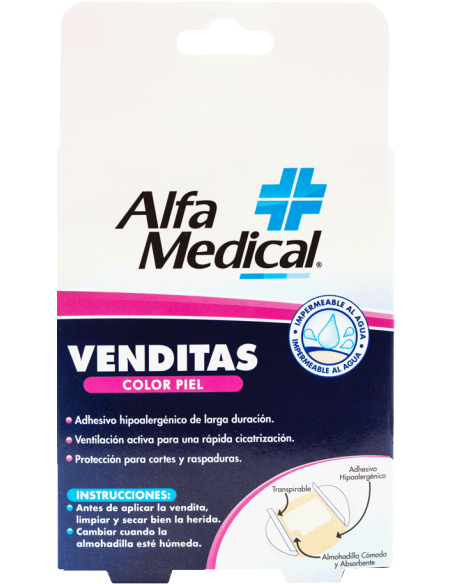 Venditas Adhesivas Redondas C/100 (Alfa Medical)