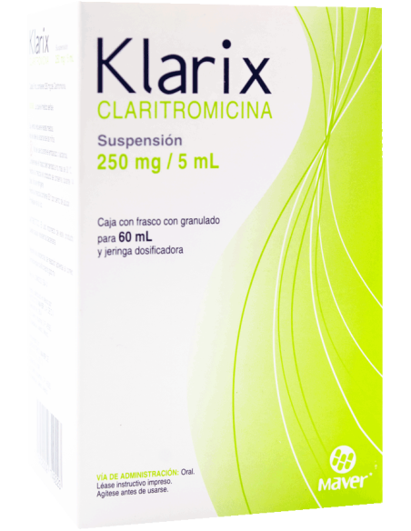 Klarix Susp. 250mg Fco 60mL