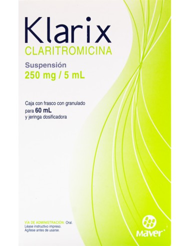 Klarix Susp. 250mg Fco 60mL
