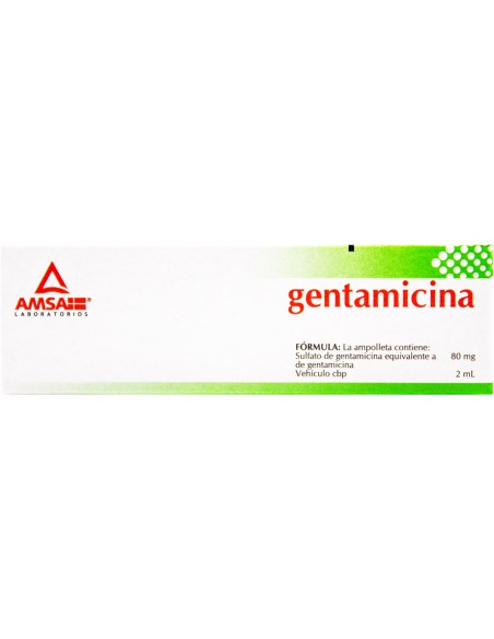 Gentamicina Sol. Iny. 80 mg Amp. 2mL (Amsa)
