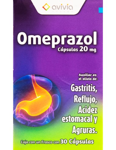 Omeprazol Caps 20mg C/30 (Avivia)