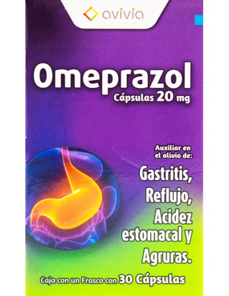 Omeprazol Caps 20mg C/30 (Avivia)