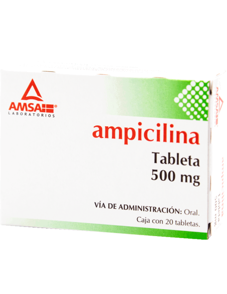 Ampicilina Tabs 500mg C/20 (Amsa)