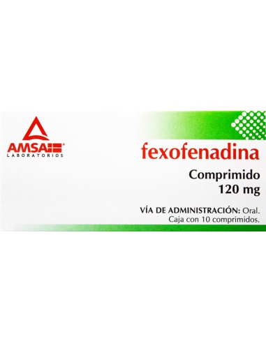 Fexofenadina Comp. 120mg C/10 (Amsa)
