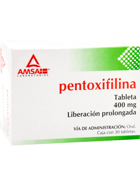 Pentoxifilina Tabs L.P. 400mg C/30 (Amsa)