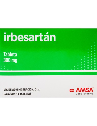 Irbesartán Tabs. 300 mg C/14 (Amsa)