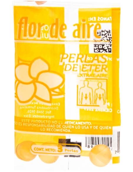 Perlas de Eter Flor de Aire C/50