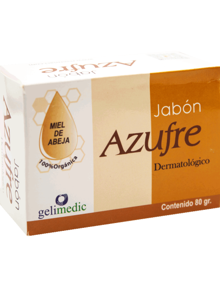Jabón Azufre Con Miel 80g (Gelimedic)