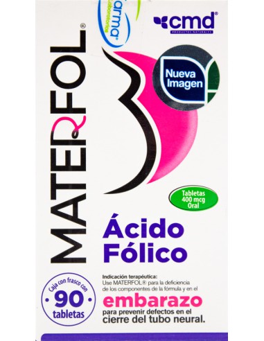 Materfol Tabs 400mcg C/90