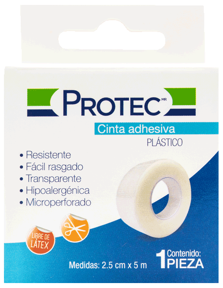 Cinta Adhesiva Plastico 2.5cm X 5m C/1 (Protec)