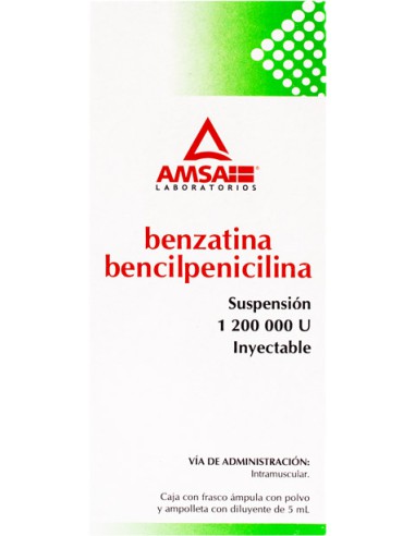 Benzatina Bencilpenicilina Sol. Iny. 1,200,000...