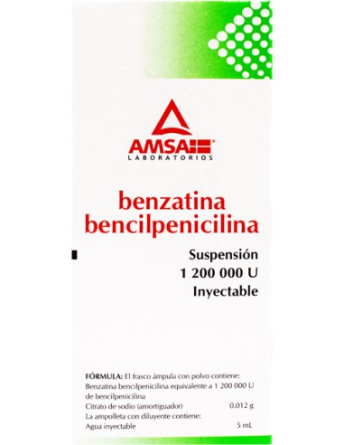 Benzatina Bencilpenicilina Sol. Iny. 1,200,000...