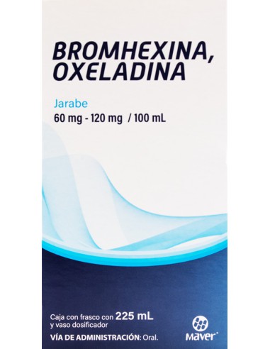 Bromhexina, Oxeladina Jbe Fco 225mL (Maver)