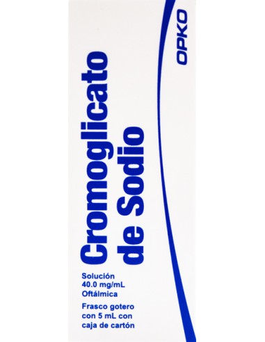 Cromoglicato de Sódio Sol. Oftálmica Fco 5mL.