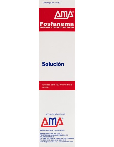 Fosfanema Solución Fco 133mL