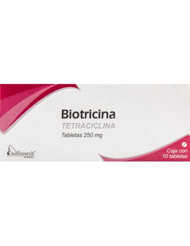 Biotricina Tabs 250mg C/10