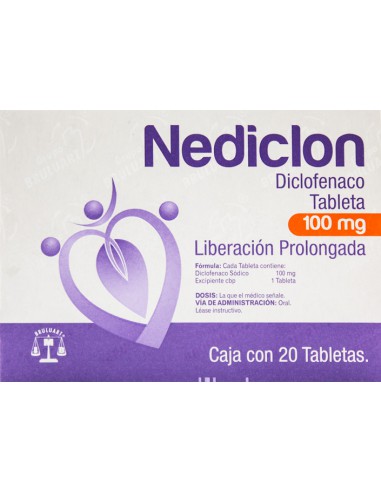 Nediclon Tabs. L.P 100 mg C/20