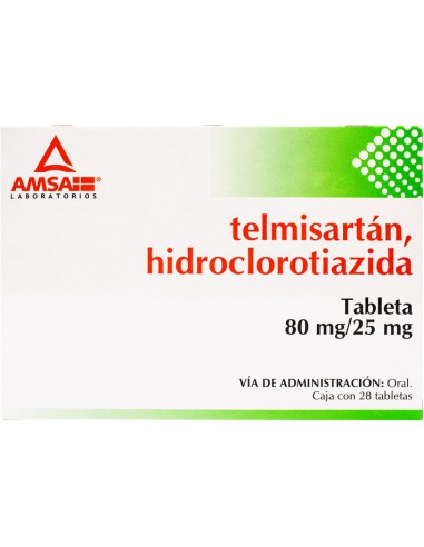 Telmisartán, Hidroclorotiazida Tabs. 80 mg / 25...