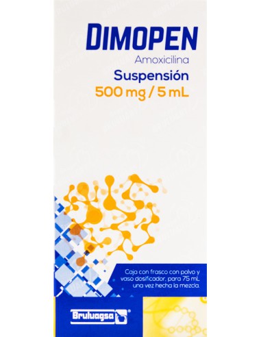 Dimopen Susp. 500 mg  / 5 mL Frasco 75 mL