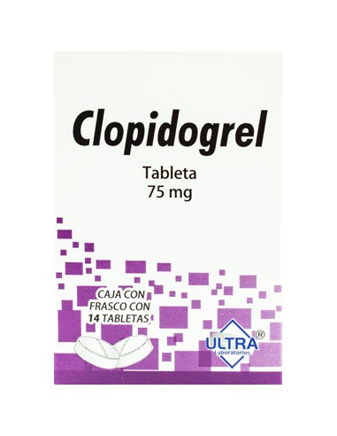 Clopidrogrel Tabs 75mg C/14 (Ultra)