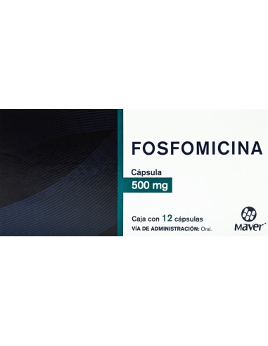 Fosfomicina Caps 500mg C/12 (Maver)