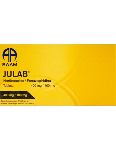 Julab Tabs 400mg/ 100mg C/8