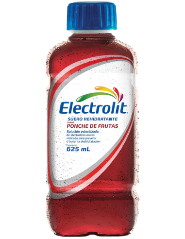 Electrolit Suero Sabor Ponche Frutas Fco 625mL