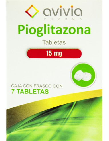 Pioglitazona Tabs 15mg C/7 (Avivia)