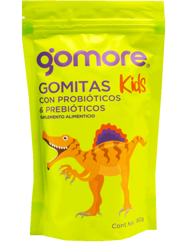 Gomitas Kids Probióticos y Prebióticos 180g (Gomore)