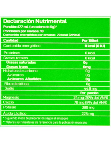 Electrolitos Orales Limón Sobre 5g C/10 (Biomiral)