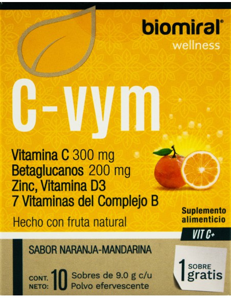 C-Vym Polvo Eferv. C/10 + 1