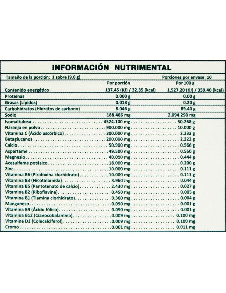 C-Vym Cero Azúcar Polvo Eferv. C/10 + 1