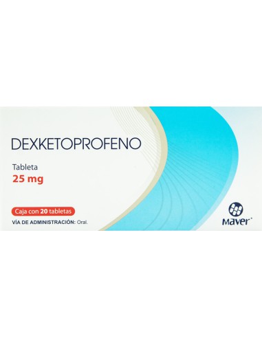Dexketoprofeno Tabs 25mg C/20 (Maver)