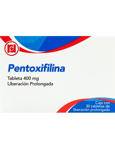 Pentoxifilina Tabs LP 400mg C/30 (Randall)