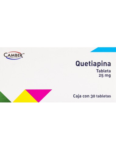 Quetiapina Tabs 25mg C/30 (Camber)