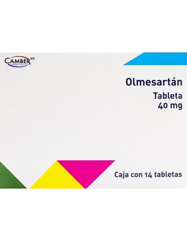 Olmesartán Tabs 40mg C/14 (Camber)